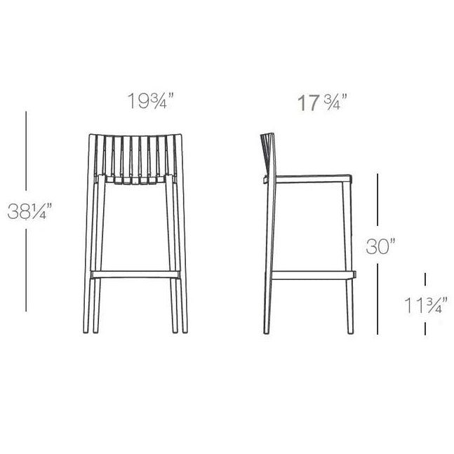 Spritz Outdoor Stool (Set of 4)
