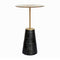 Bund Side Table  option Black Marble