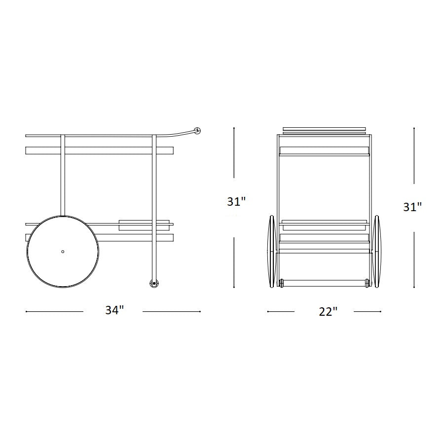 James Bar Cart