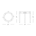 Slow Folding Tray Side Table