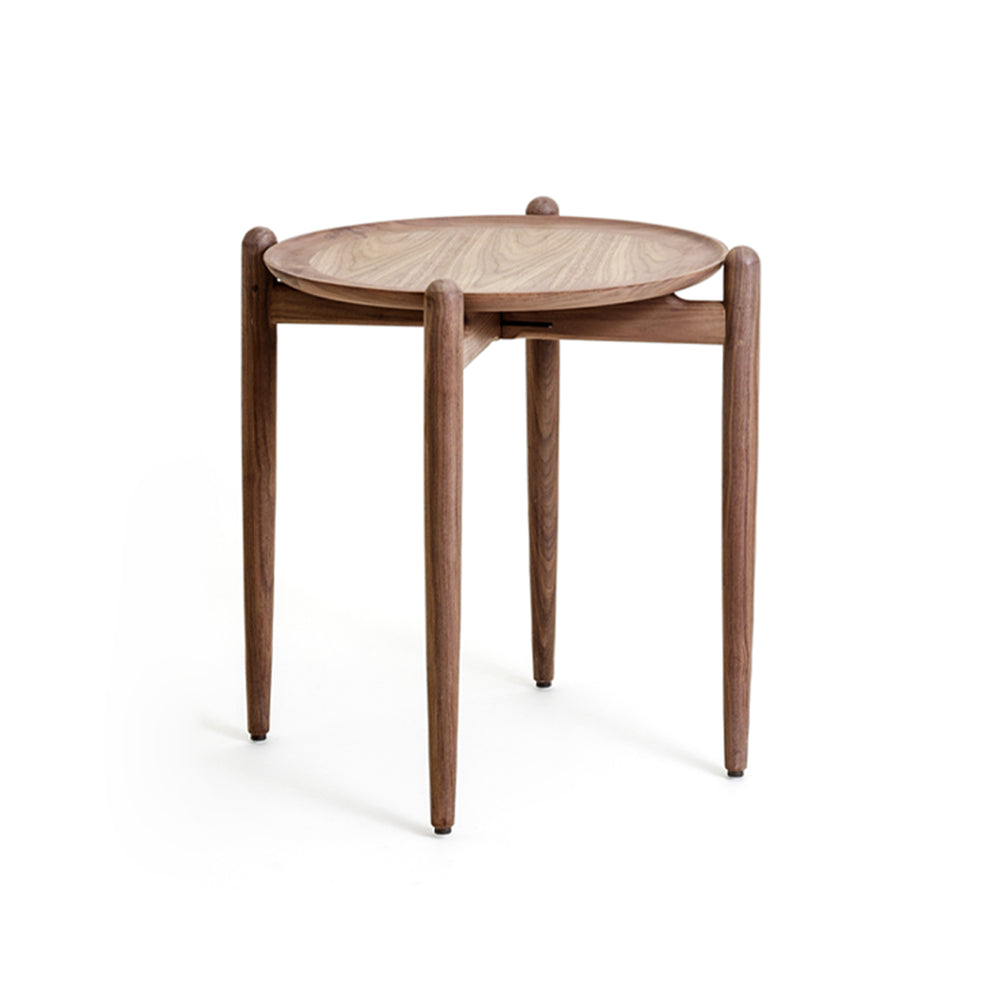 Slow Folding Tray Side Table