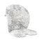 Steps Babyset Cushion  option Waves Grey