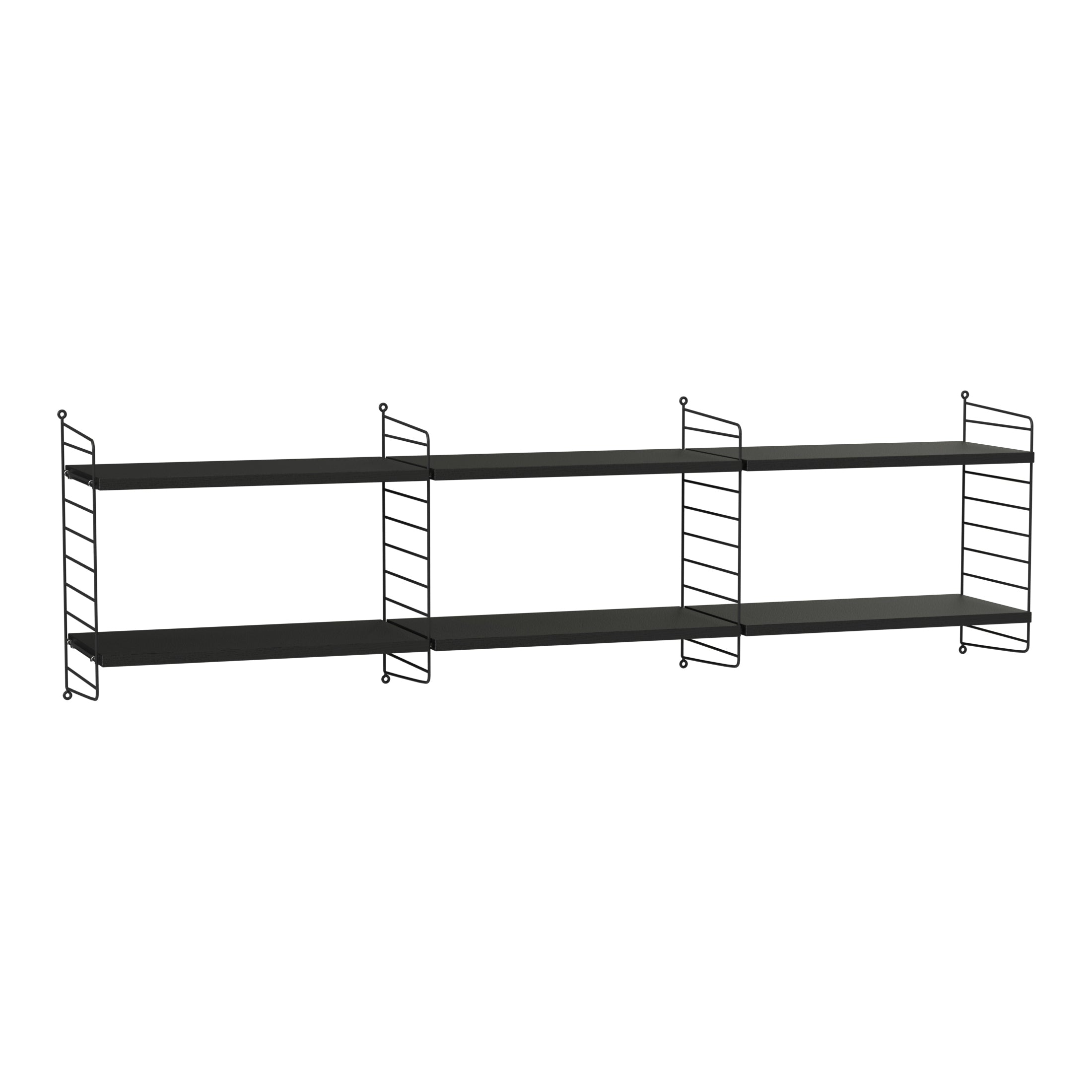 String Furniture Horizontal Wall Shelving Unit 2Modern