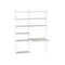 Workspace Shelving Unit  option White / White