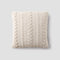 Braided Throw Pillow  option Sahara Tan