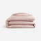 Natural Premium Bamboo Duvet Cover  option Blush