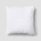 Snug Throw Pillow  option Clear White