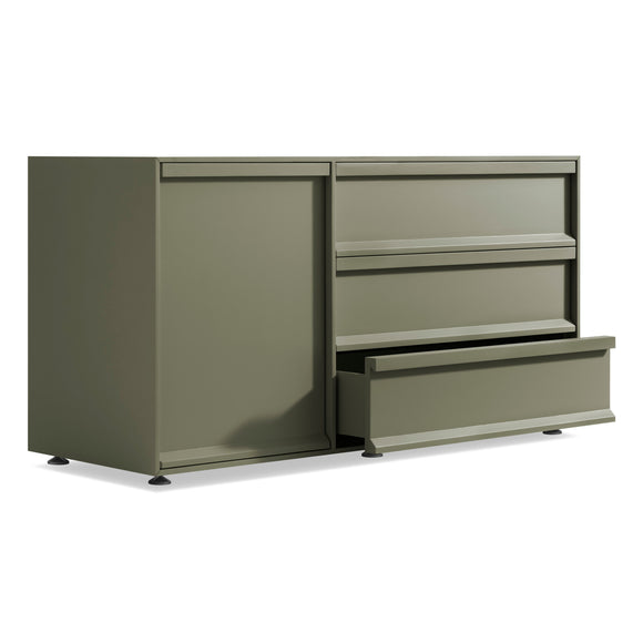 Superchoice 1 Door with 3-Drawer Credenza