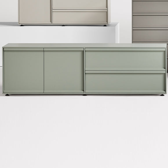 Superchoice 2-Door with 2-Drawer Console