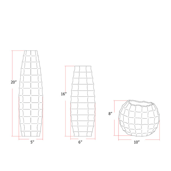 Cirio Vases (Set of 3)