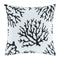 Coral Outdoor Pillow  option Ivory/Black