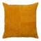 Corduroy Quarters Pillow  option Mustard