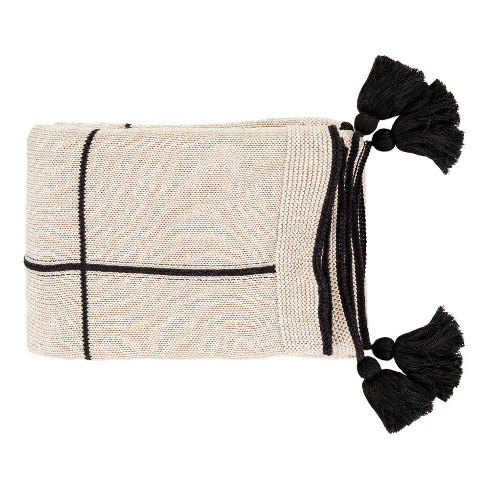 Fleck Tassel Throw