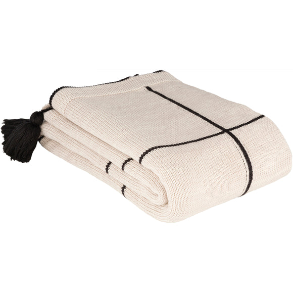 Fleck Tassel Throw