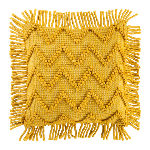 Hylia Hand-Woven Fringe Pillow