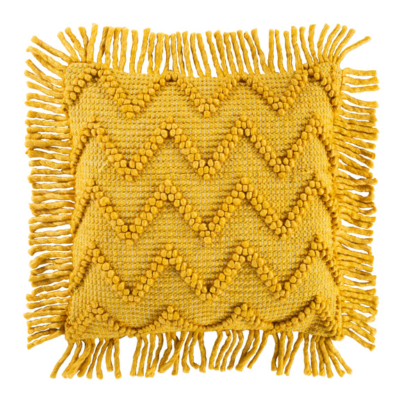 Hylia Hand-Woven Fringe Pillow