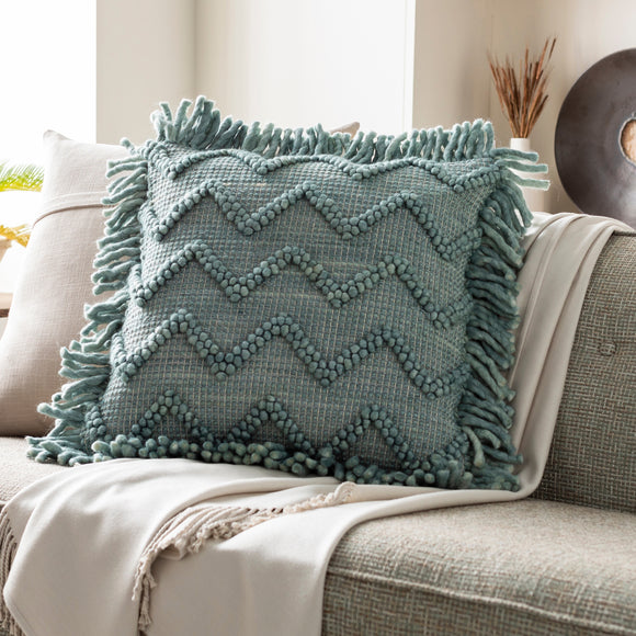 Hylia Hand-Woven Fringe Pillow