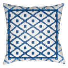 Indigo Blues Outdoor Diamond Pillow