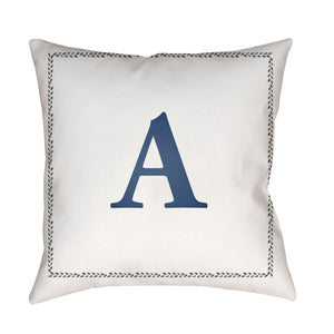 Initials Letter (A to Z) Outdoor Pillow