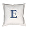 Initials Letter (A to Z) Outdoor Pillow  option E Letter
