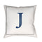 Initials Letter (A to Z) Outdoor Pillow  option J Letter