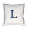 Initials Letter (A to Z) Outdoor Pillow  option L Letter