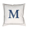 Initials Letter (A to Z) Outdoor Pillow  option M Letter