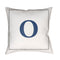 Initials Letter (A to Z) Outdoor Pillow  option O Letter