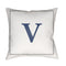 Initials Letter (A to Z) Outdoor Pillow  option V Letter