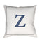 Initials Letter (A to Z) Outdoor Pillow  option Z Letter