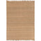 Jute Rectangular Rug  option Natural