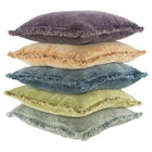 Washed Cotton Velvet Pillow