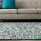 Athena Animal Print Oval Rug