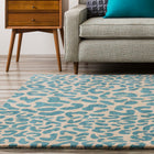 Athena Animal Print Square Rug