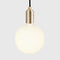 Linear Triple Pendant Light  option Sphere