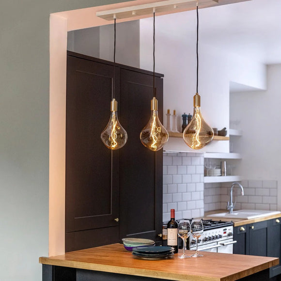 Linear Triple Pendant Light