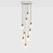 Nine Pendant Light  option Walnut