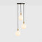 Triple Pendant Light  option Black