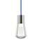 Sean Lavin Alva Pendant Light  option Blue / Satin Nickel