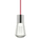 Sean Lavin Alva Pendant Light  option Red / Satin Nickel