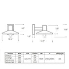 Ash 10 Outdoor Wall Sconce