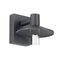 Ash 8 Outdoor Wall Sconce  option Clear Cylinder / Charcoal