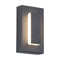 Aspen Outdoor Wall Sconce  option Small / Charcoal