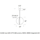 Sean Lavin Bau Pendant Light