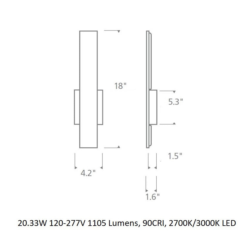 Blade Outdoor Wall Sconce
