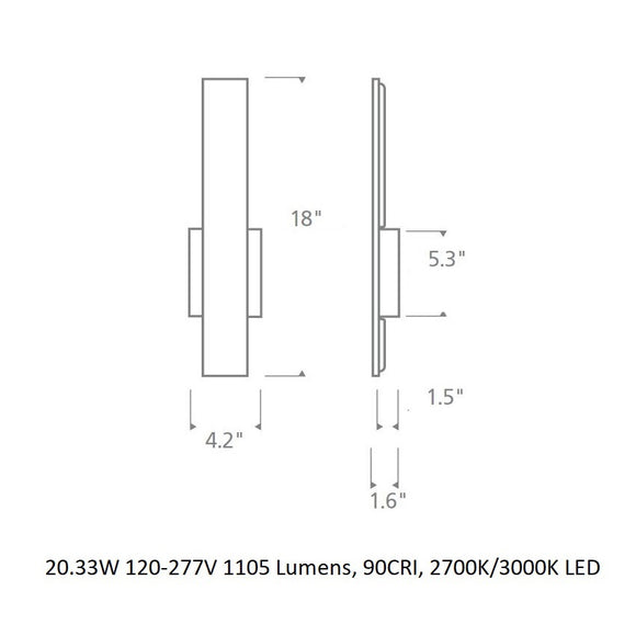 Blade Outdoor Wall Sconce
