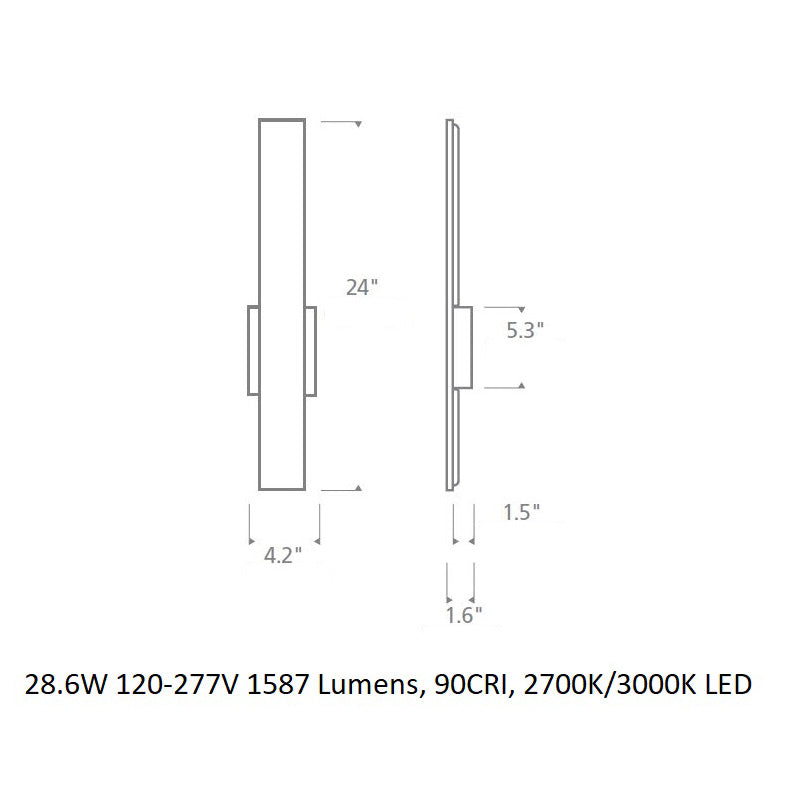Blade Outdoor Wall Sconce