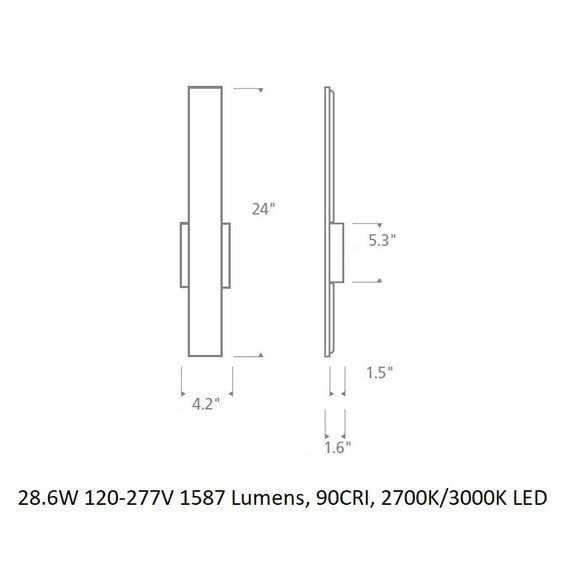 Blade Outdoor Wall Sconce
