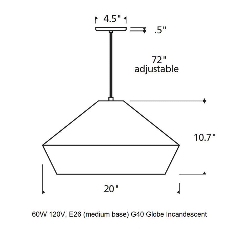 Sean Lavin Brummel Grande Pendant Light