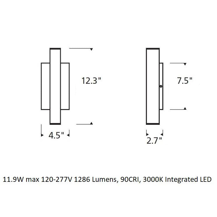 Sean Lavin Chara Square Outdoor Wall Sconce